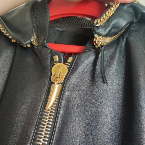Giuseppe Zanotti Lamb Leather Hoodie Sweater Bomber Jacket - Picture 5 of 12